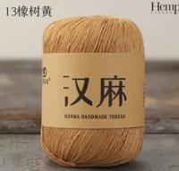 Пряжа Hanma (13); Состав: 45% хлопок, 35% конопля, 20% тенсель; 50г/180м