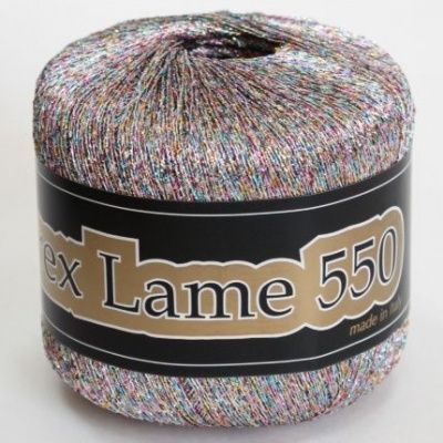SEAM LUREX LAME 550 - 960 мультиколор светлый  64% вискоза 36% метанит; 550м/25г