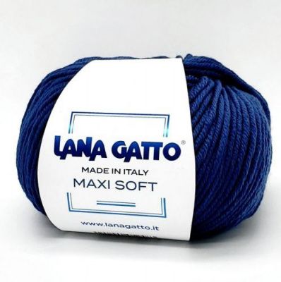 Lana Gatto Maxi Soft (05522 джинс) 100% меринос экстрафайн 50 г/90 м