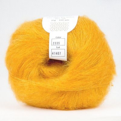 Infinity Design Silk Mohair ( 2335 MUSTARD) 75% супер кид мохер, 25% шелк 25 гр/210 м